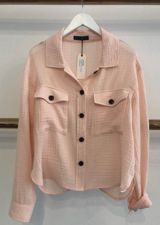 Cropped Shirt Jacket